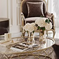 Elegant Modern Living Dining Room Interior With Sofa Coffee Table Pillows And Curtains