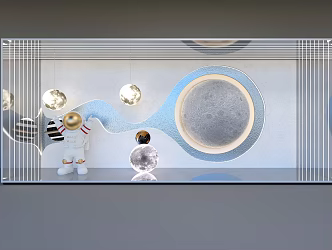 Modern Window Kitchen Window Display 3d model