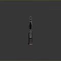 Futuristic Sci Fi Weapon With Metallic Finish Sleek Structure And Detailed Grip