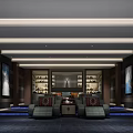 New Chinese Audio-visual Room 3d model