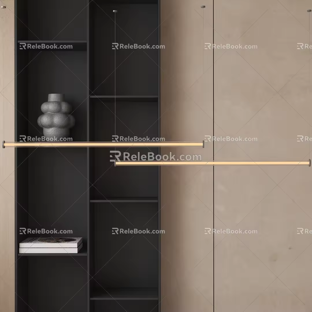 Modern chandelier 3d model