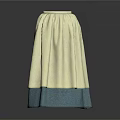 Light Yellow And Blue Pleated Fabric Vase With Textured Design For Home Decor