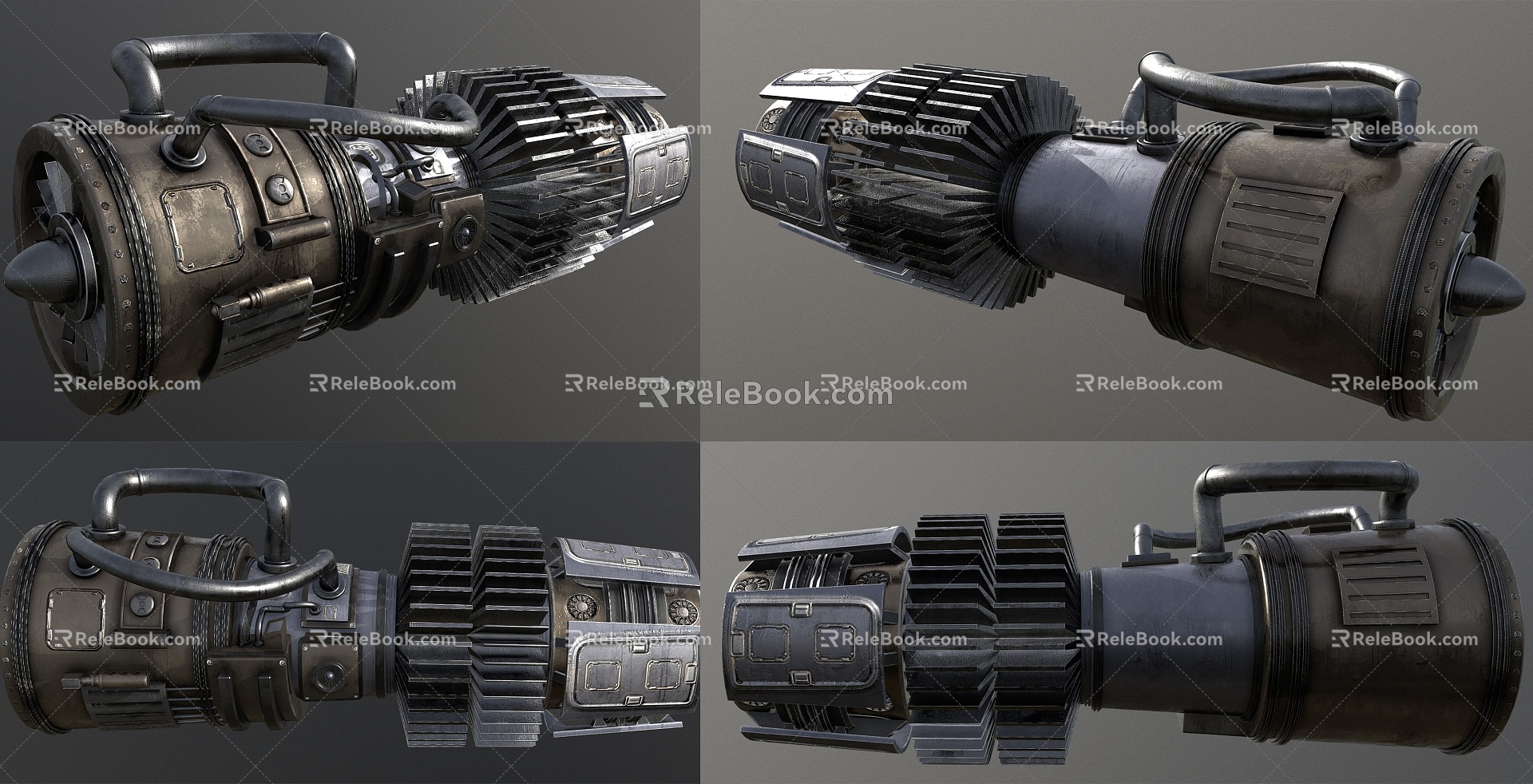 Modern Jet Engine Industrial Equipment Engine Equipment Industrial Equipment Engine Jet Engine Equipment Engine Components 3d model