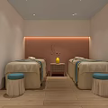 Elegant Beauty Hair Salon Interior With Wooden Wall Marble Reception Desk Mirrors And Salon Chairs