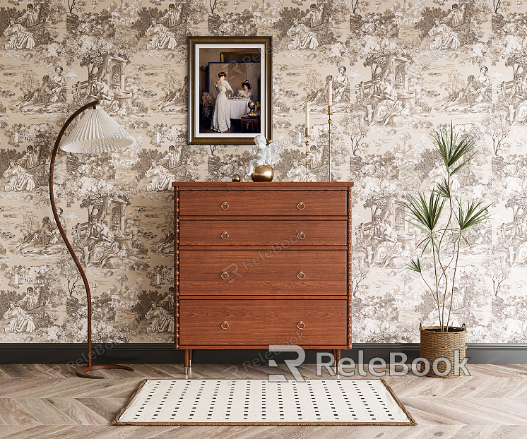 American Style Decorative Cabinet model