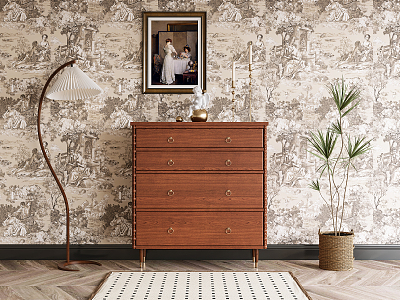 American Style Decorative Cabinet model