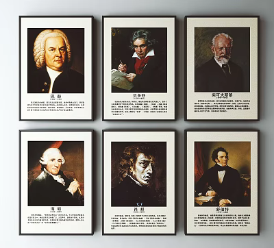 modern figure painting decorative painting 3d model modern figure painting decorative painting 3d model