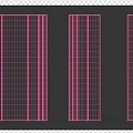 Background wall modeling wall decorative wall 3d model