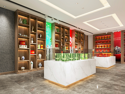 New Chinese Tea Shop 3d model