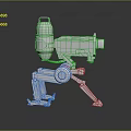 Science Fiction Firearms Next Generation Firearms Science Fiction Game Gun Game Firearms Game Gun Concept Gun Laser Gun 3d model
