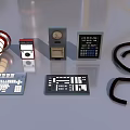 Industrial Equipment Assortment Showcasing Mechanical Parts Gears Valves And Control Panels