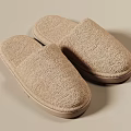 Soft Beige Cozy Fleece Slippers For Comfortable Indoor Home Wear
