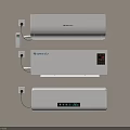 Gree Midea Air Conditioner Fan With Digital Temperature Display And Remote Control