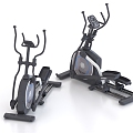 Elliptical machine fitness bicycle spinning fitness equipment 3d model