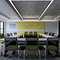 Multi-function meeting room 3d model