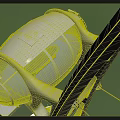 Modern Tall Ferris Wheel Amusement Equipment With Observation Cabins And White Steel Structure