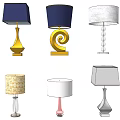 lamp table lamp 3d model