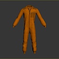 Tooling men's overalls repairman's clothing 3d model