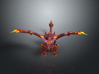 Monster Flying Monster Mountain Essence Alien Monster Alien Monster Warrior 3d model