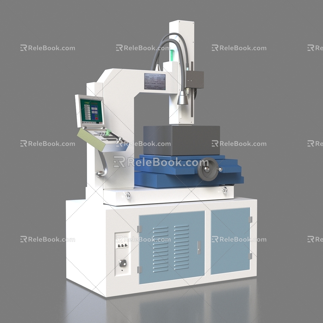 Milling Machine Horizontal Lifting Table Milling Machine Universal Milling Machine CNC Technology Industrial Equipment 3d model