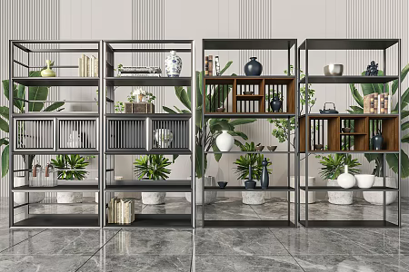 Antique Shelf 3d model