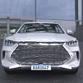 White Modern SUV With Sleek Lines Large Grille And Alloy Wheels Outdoor