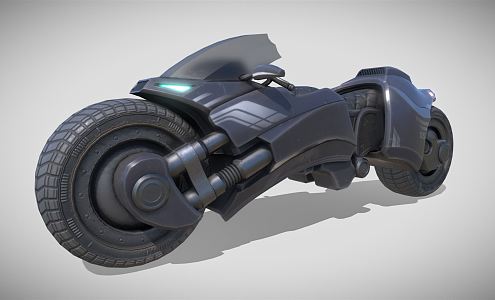 Post-modern motorcycle science fiction motorcycle 3d model