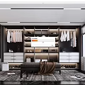 Modern Cloakroom Home Cloakroom 3d model