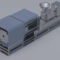 Heavy Duty Industrial Processing Equipment With Funnel Feeder And Metal Structure