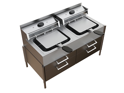 kitchen appliances kitchen equipment fryer equipment 3d model