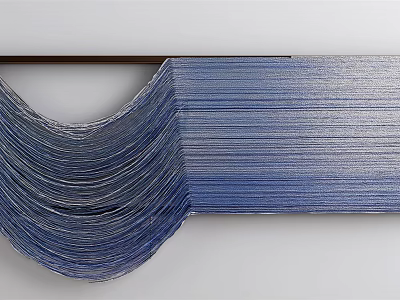 Modern wall decoration creative wall decoration pendant 3d model