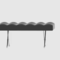 Black Square Tufted Accent Chair with Metal Legs and Modern Minimalist Design