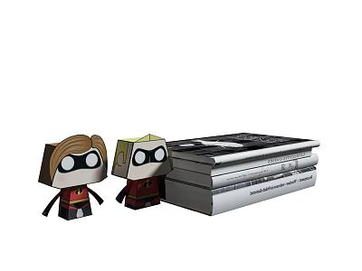 Modern ornaments combination art desk ornaments 3d model Modern ornaments combination art desk ornaments 3d model