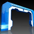 Modern Archway Design Featuring New Pattern Promoting Innovation And New Era 3d model