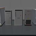 Industrial Energy Control Equipment Cabinets With Multiple Units And Safety Features