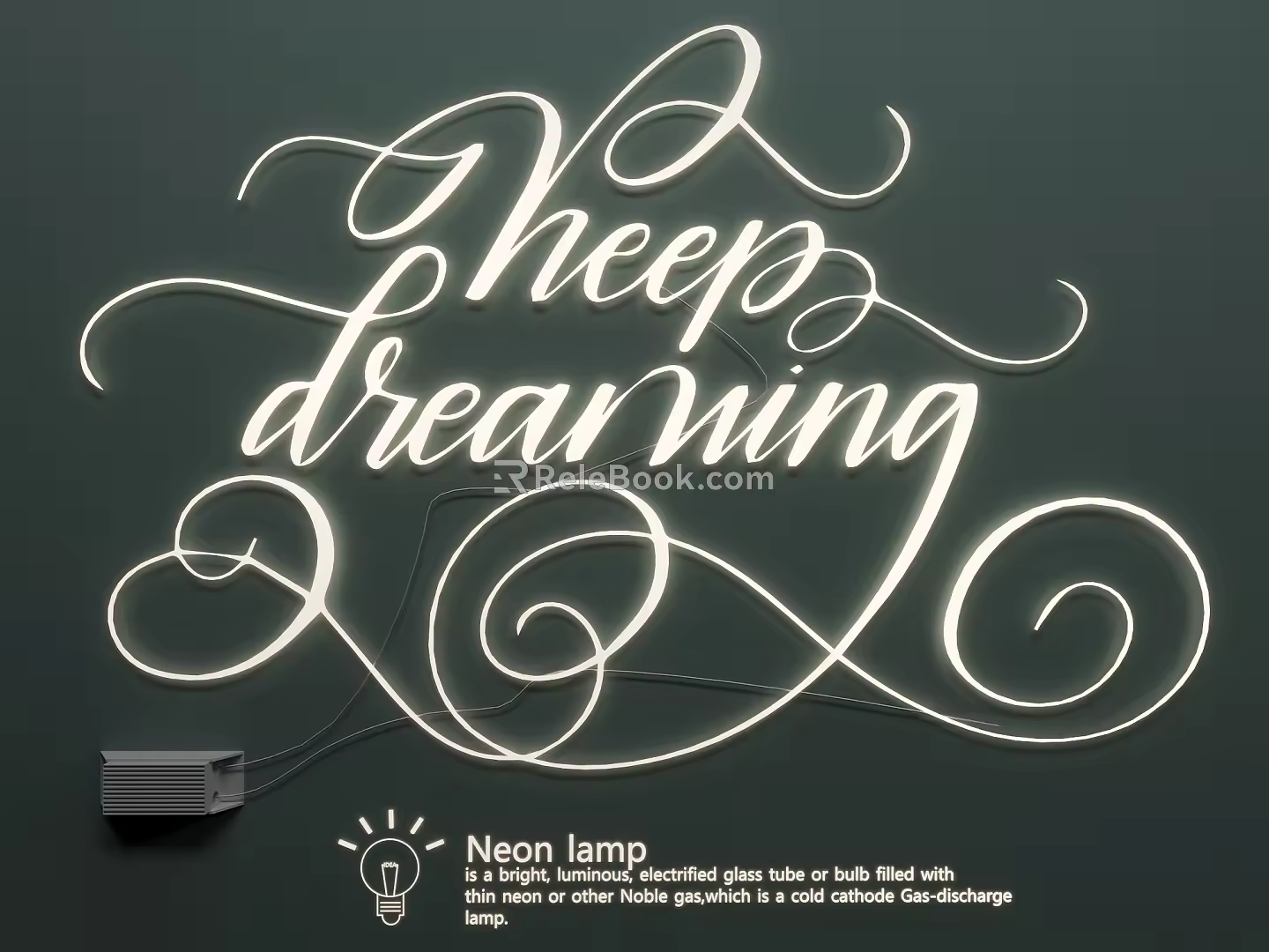 Neon Light 3d model