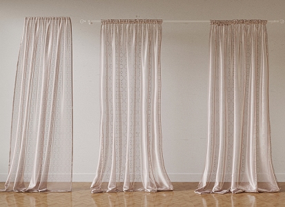 Curtains 3d model