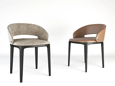 Modern Dining Chair Single Chair 3d model