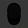 Black Brimmed Cap Daily Life Accessory Fabric Material Casual Wear Comfortable Fit