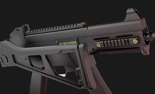 Assault Rifle Gun Weapon Assault Rifle Military Toy Gun 3d model