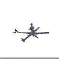Detailed View Of Complex Mechanical Structure With Worn Metal Components And Rusty Parts