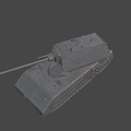 Detailed Military Tank Featuring Large Cannon Heavy Armor Turret And Tracks