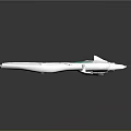 Modern fighter sci-fighter sci-fighter space fighter 3d model