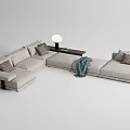 Modern Multiplayer Sofa 3d model