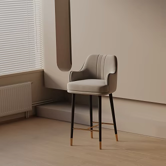 Modern Bar Chair 3d model