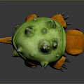 Turtle Cartoon Turtle Snapping Turtle Chickbill Turtle Reptile Cold Blooded Animal Reptile Class 3d model