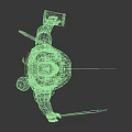 Fat Medieval Knight In Armor With Helmet Holding Weapon And Red Striped Pants