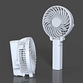 handheld fan handheld folding fan office desktop fan 3d model