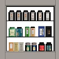 Tea Set Ornaments Tea 3d model
