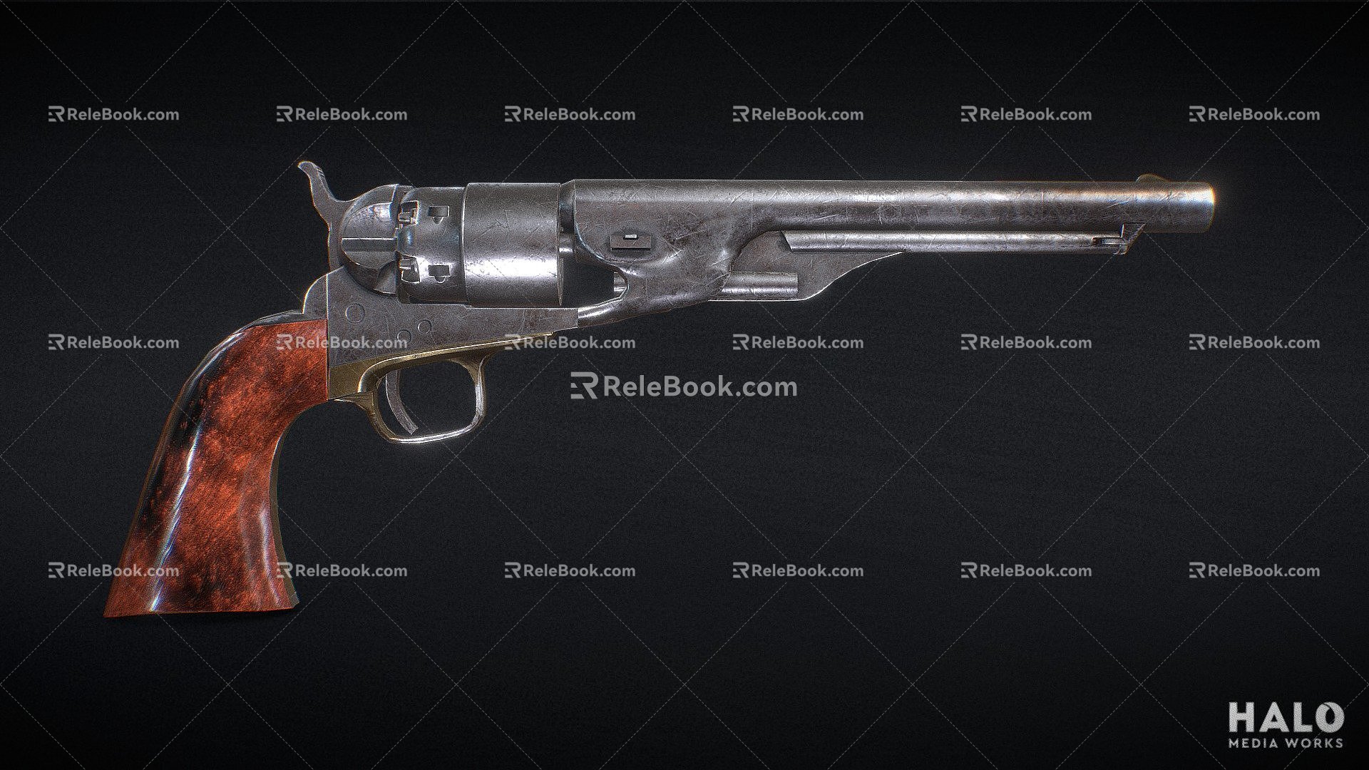 Colt revolver 3d model